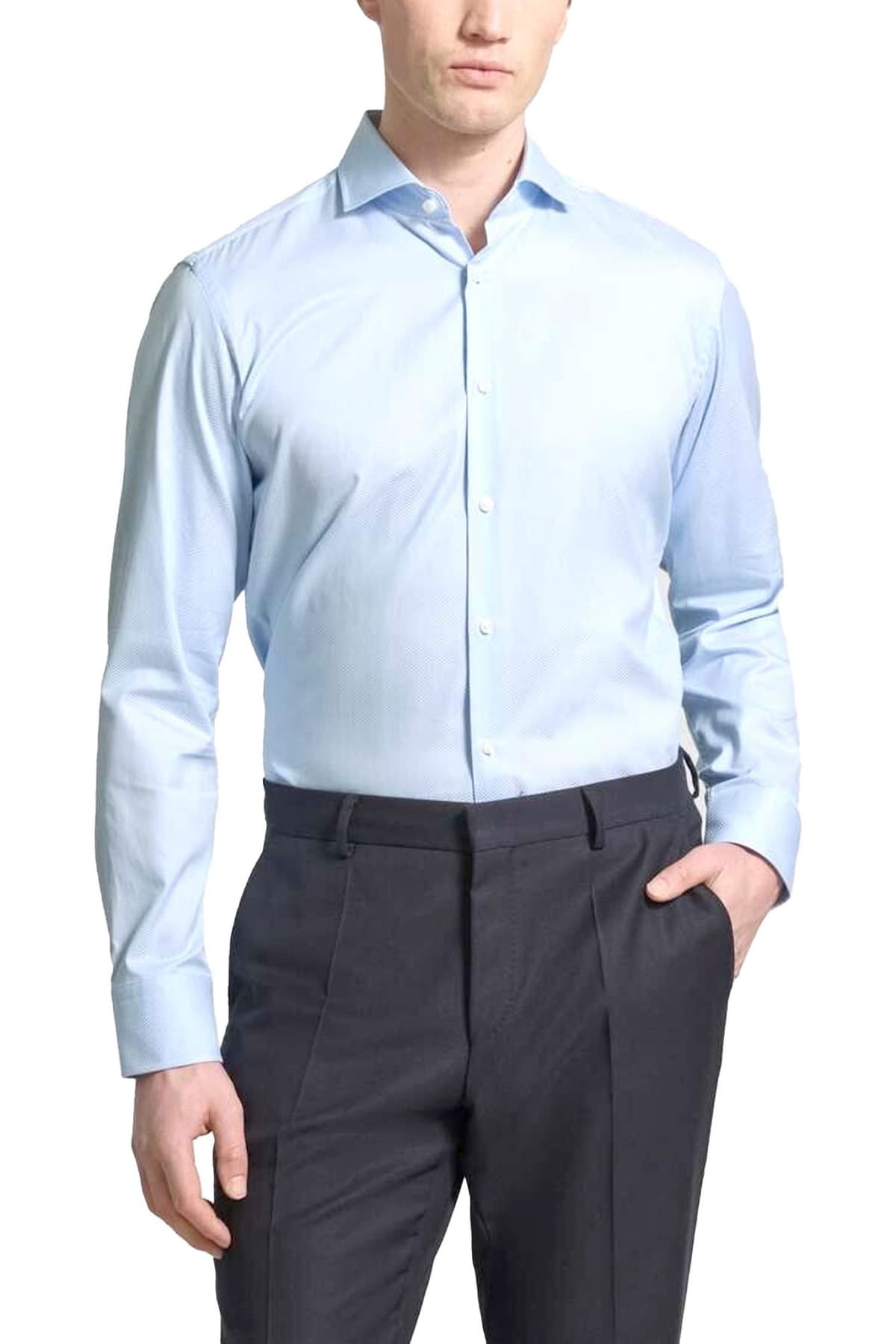 Men's Shirts Boss Blue