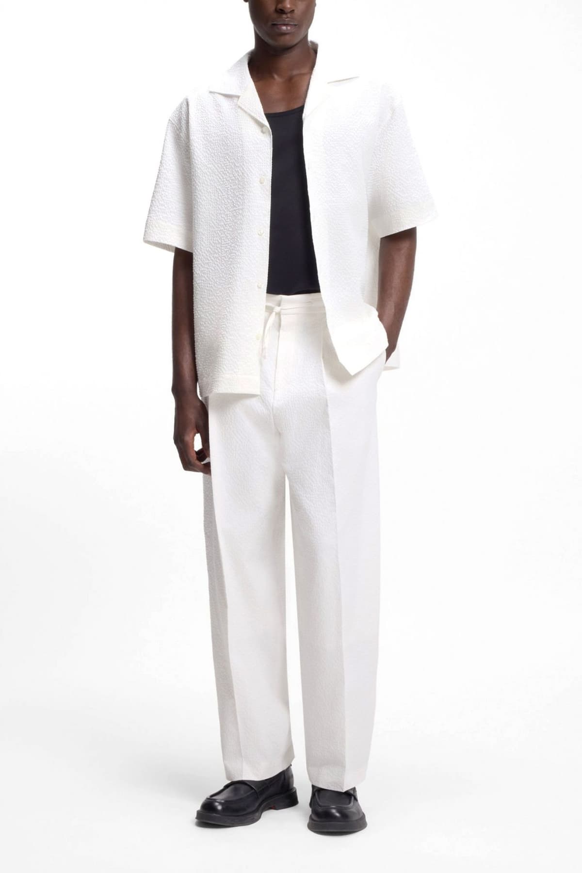 Men's Shirts Hugo Ecru