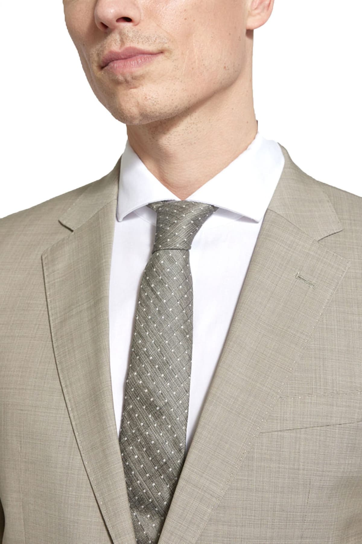 Men's Suits Boss Beige