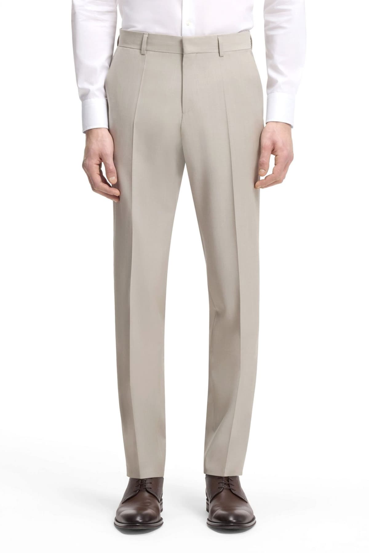 Men's Suits Boss Beige