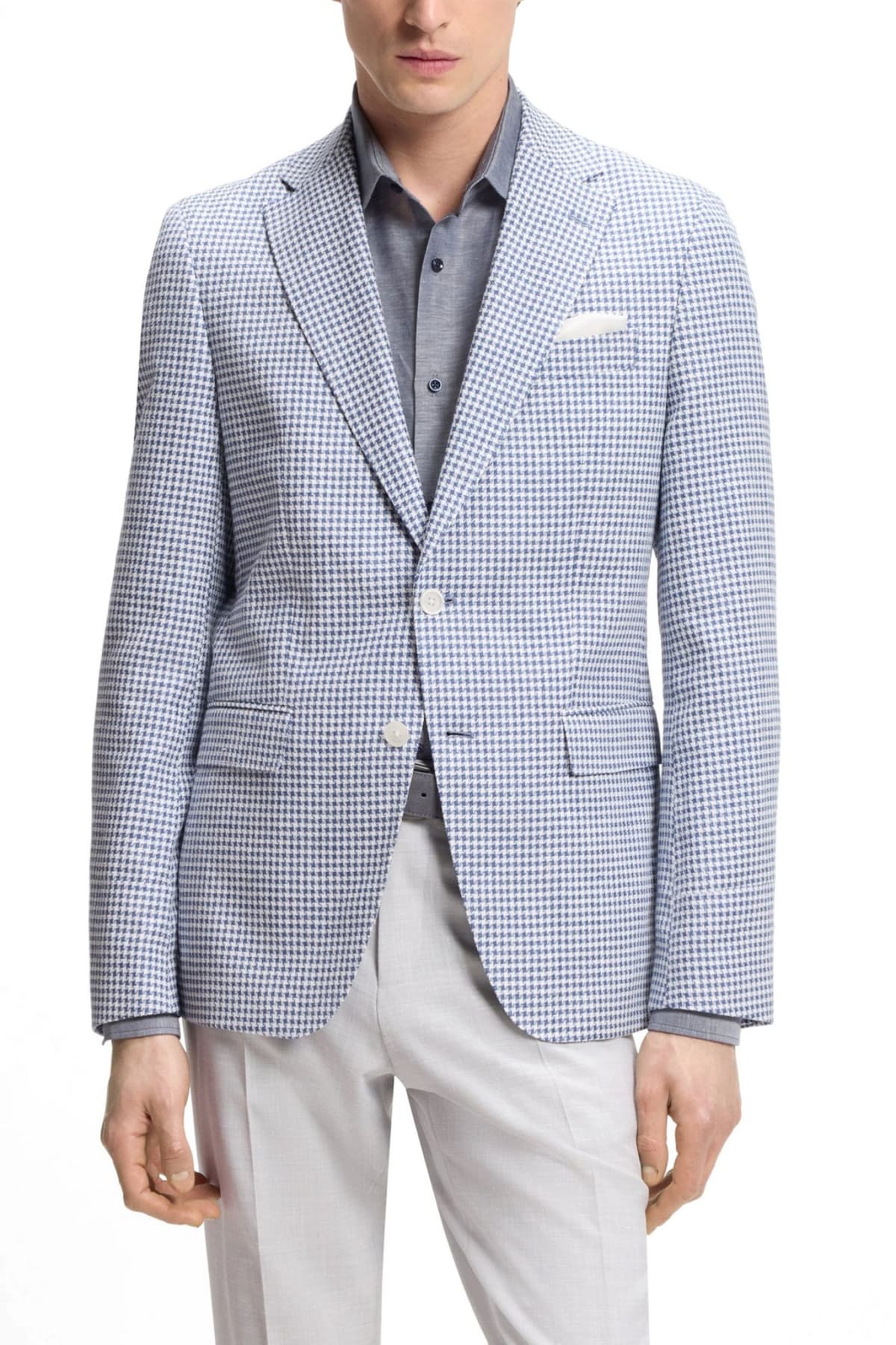 Men's Blazers Boss White
