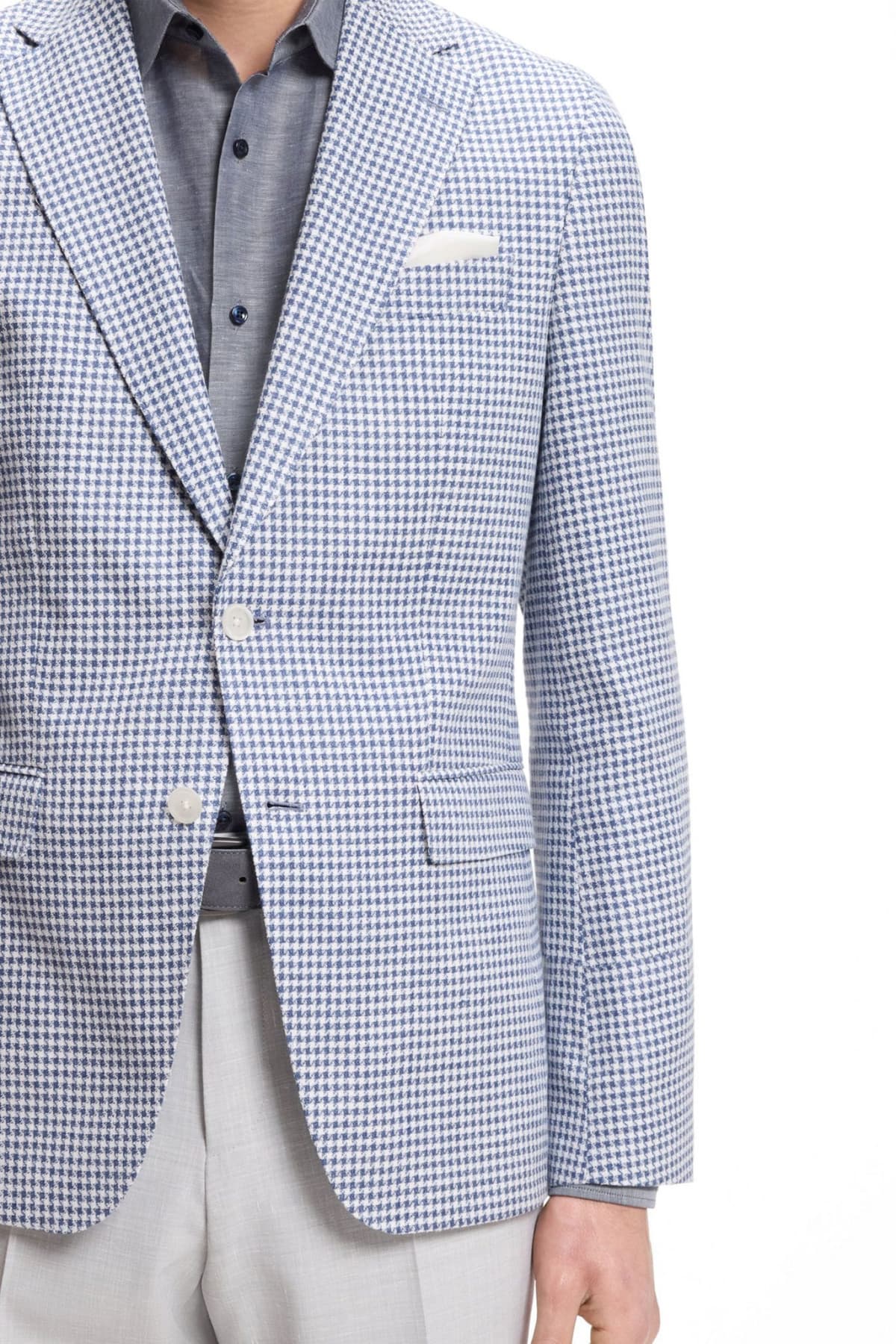 Men's Blazers Boss White