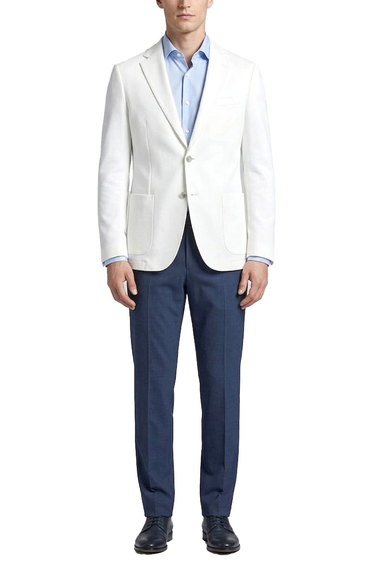 Men's Blazers Boss White