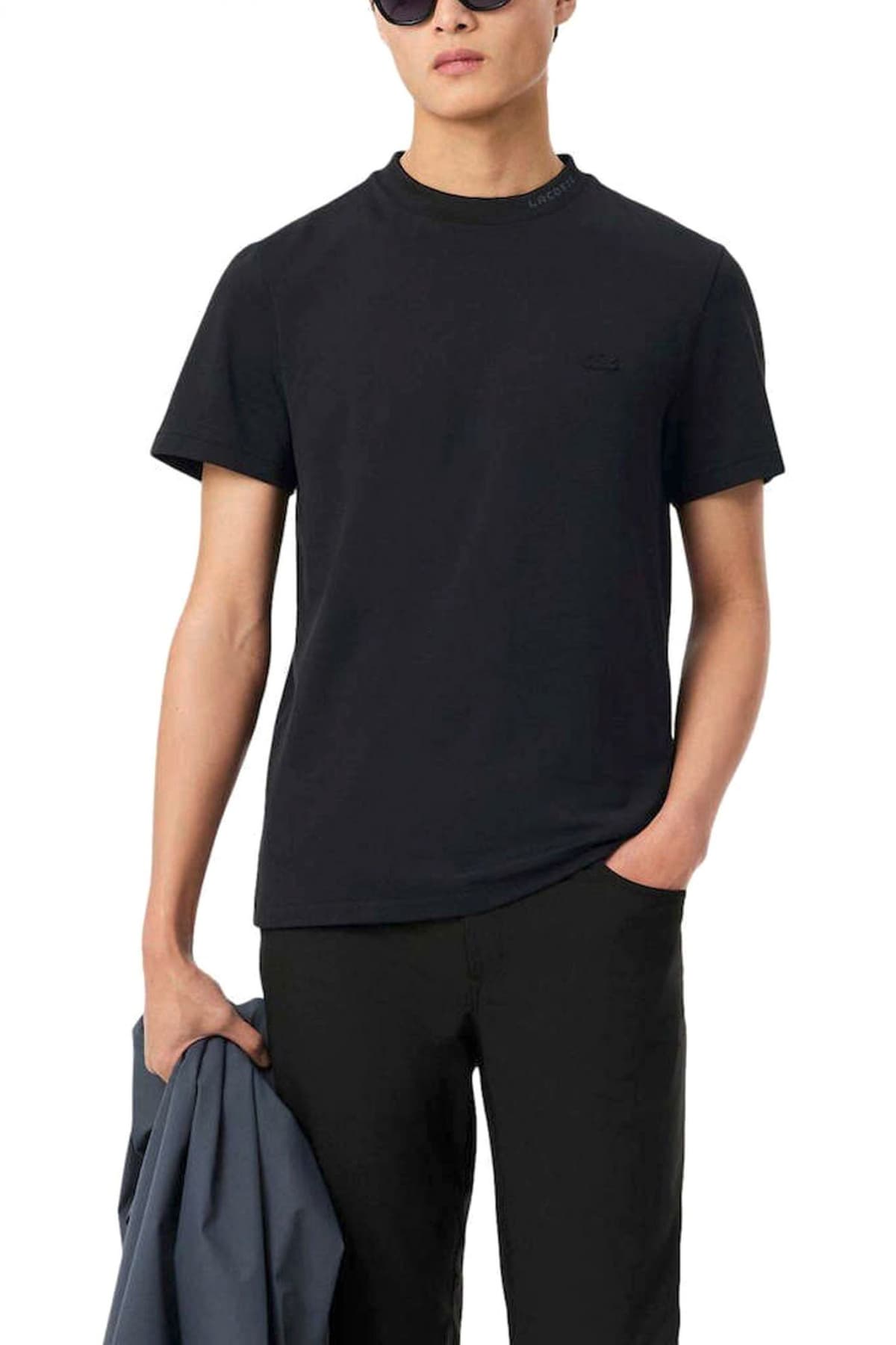 Men's T-Shirts Lacoste Black
