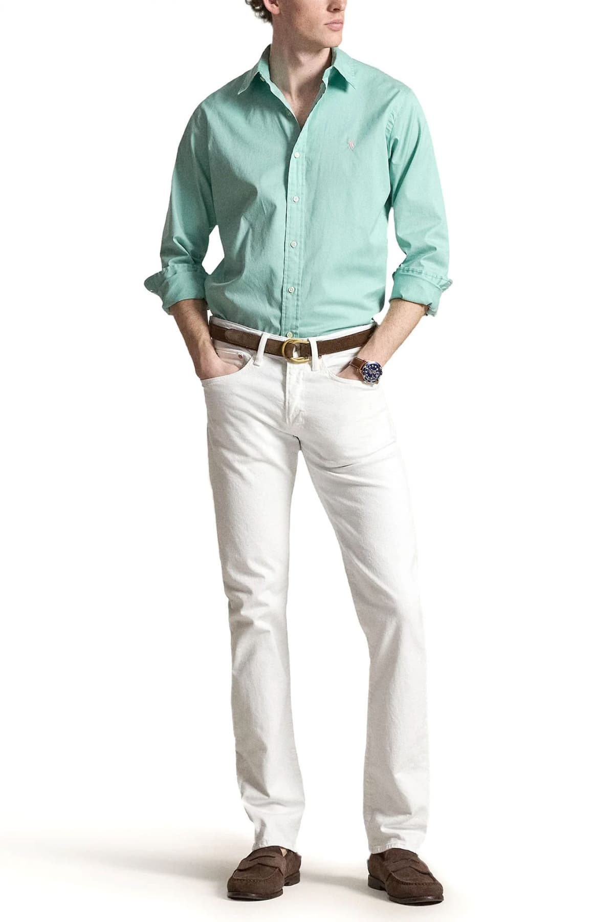 Men's Shirts Ralph Lauren Green