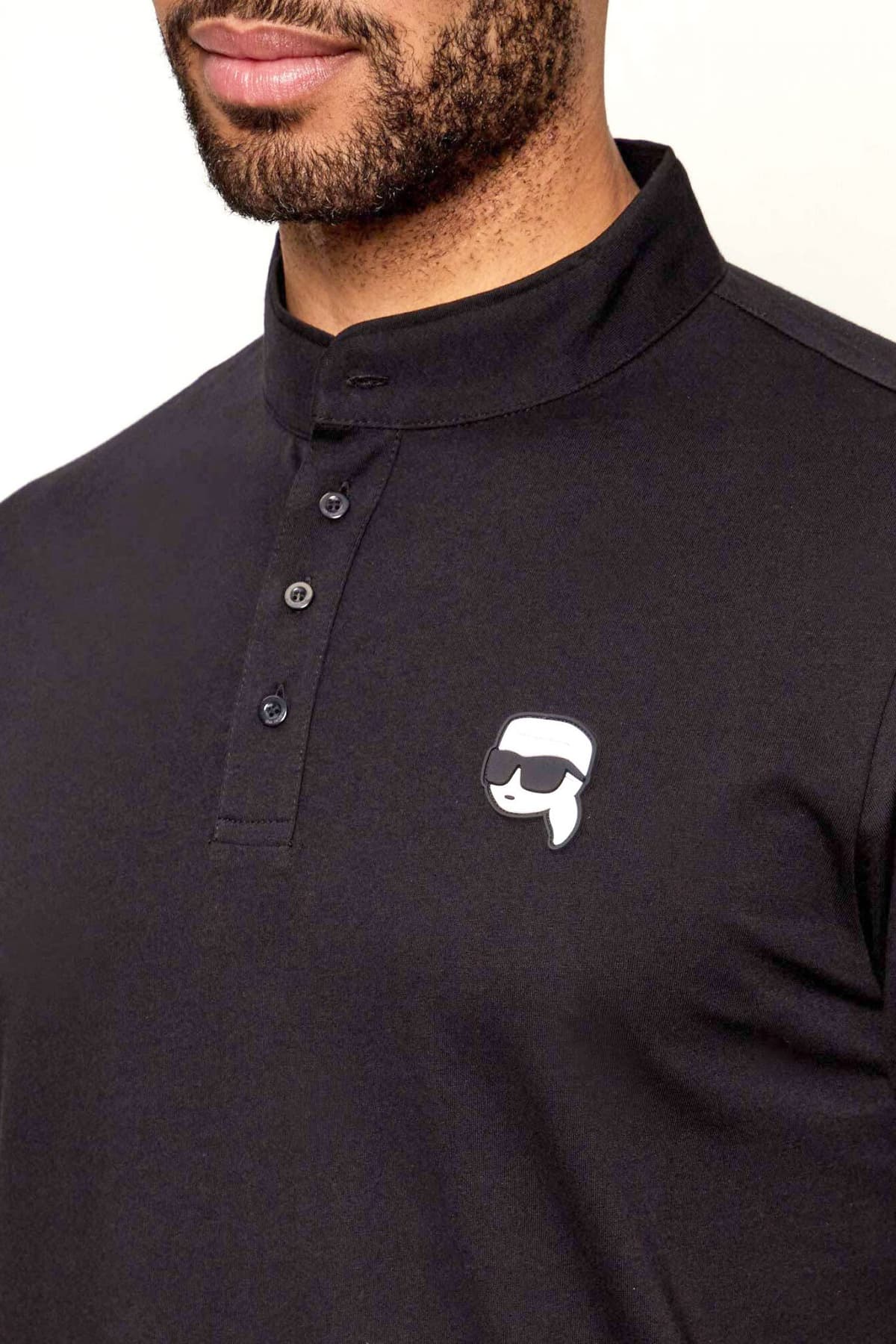 Men's Polo Shirts Karl Lagerfeld Black