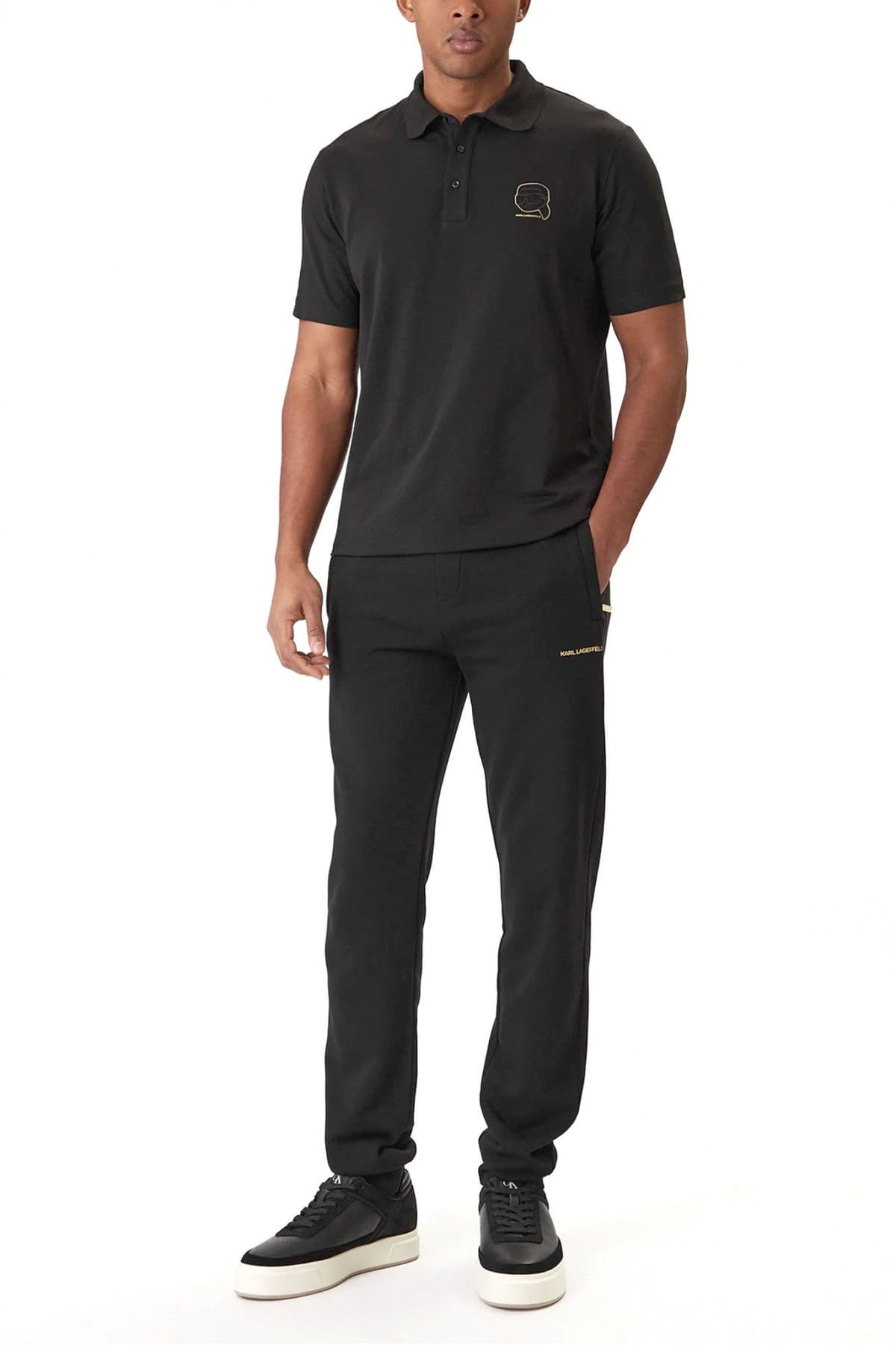 Men's Polo Shirts Karl Lagerfeld Black
