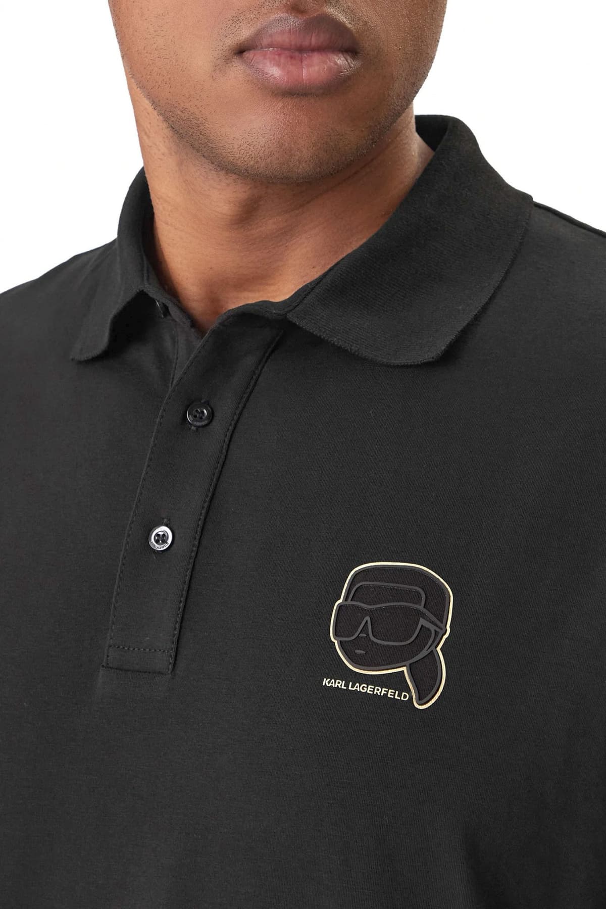 Men's Polo Shirts Karl Lagerfeld Black