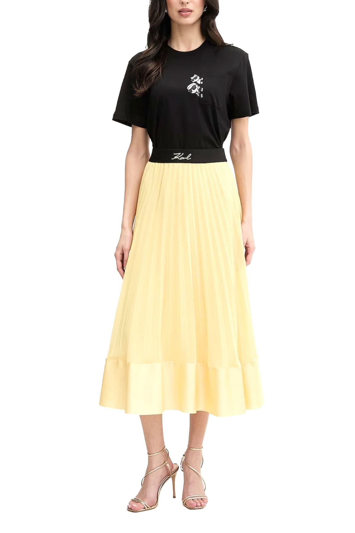 Women's T-Shirts Karl Lagerfeld Black