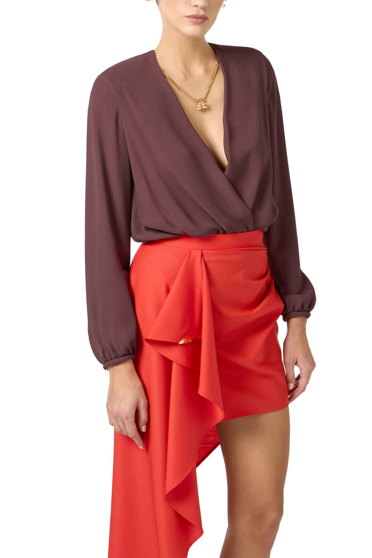 Women's Tops Elisabetta Franchi Brown