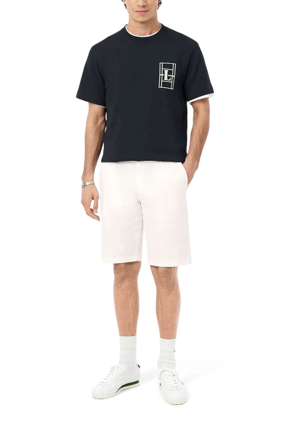 Men's Shorts Lacoste White
