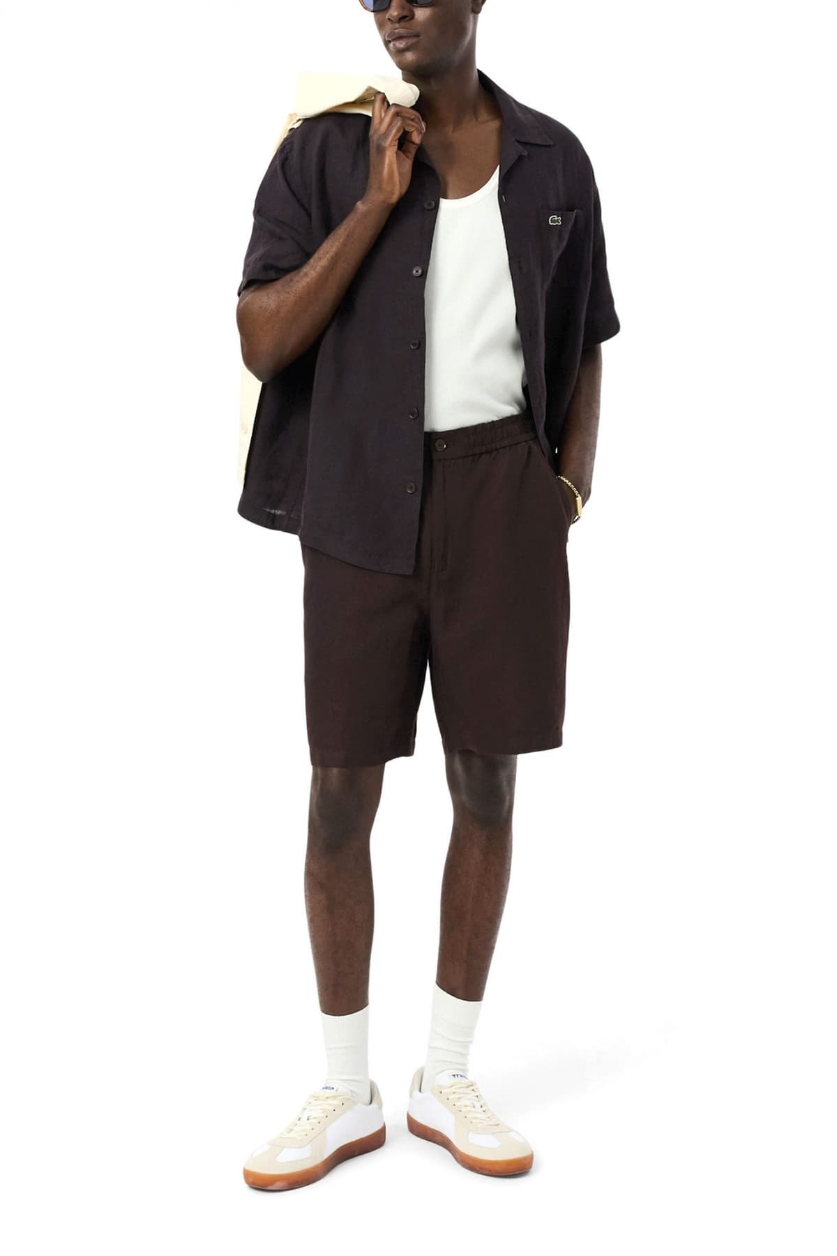 Men's Shorts Lacoste Brown