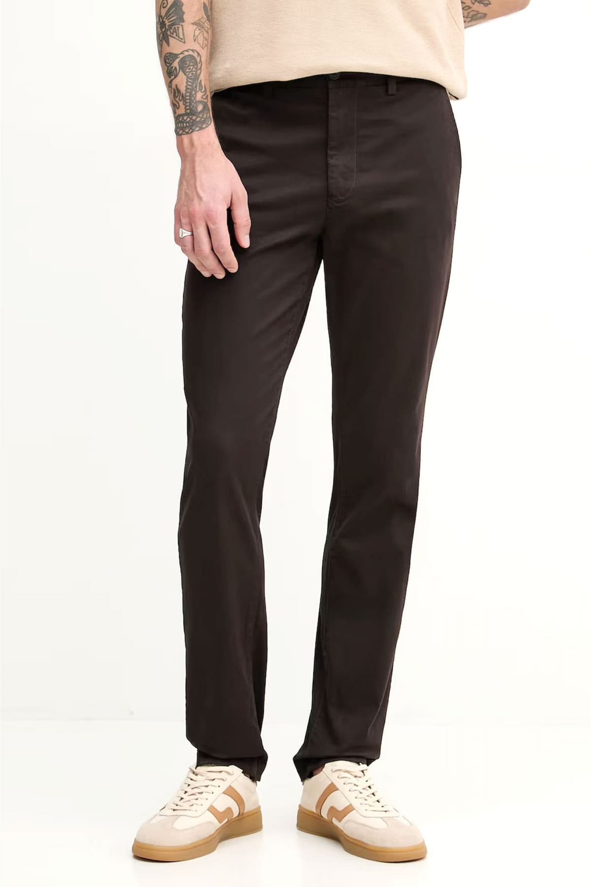 Men's Pants Lacoste Brown