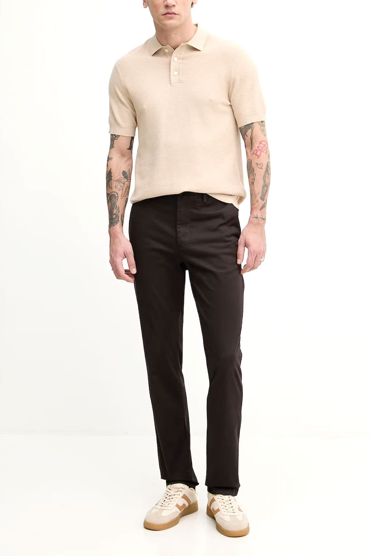 Men's Pants Lacoste Brown