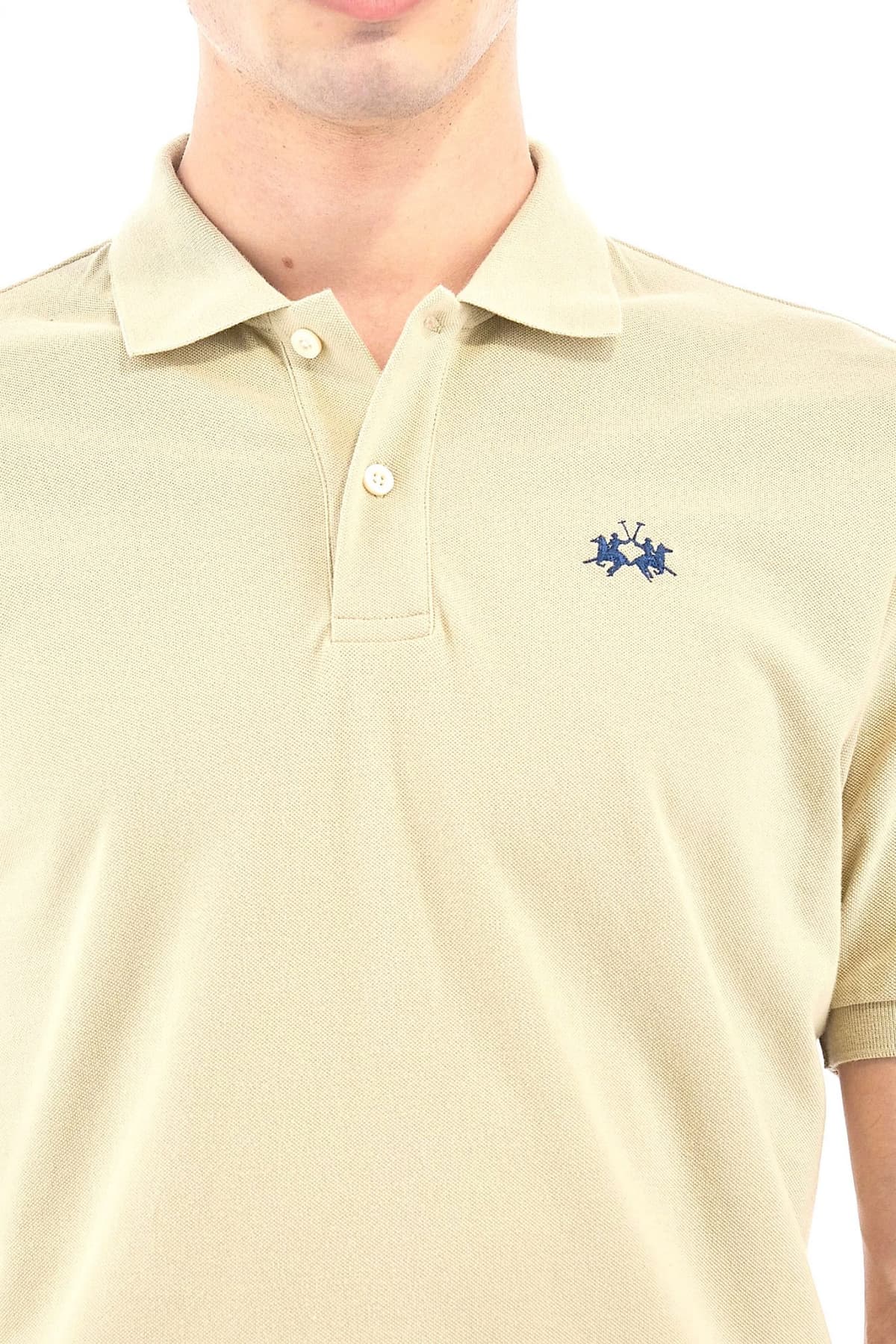 Men's Polo Shirts La Martina Beige