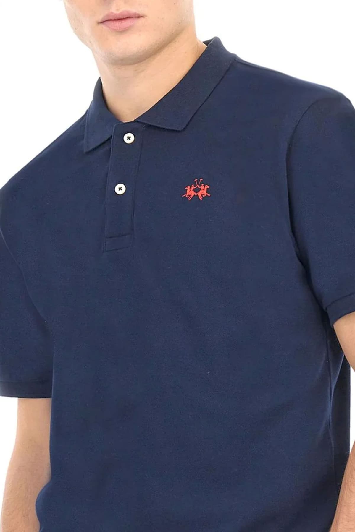 Men's Polo Shirts La Martina Blue