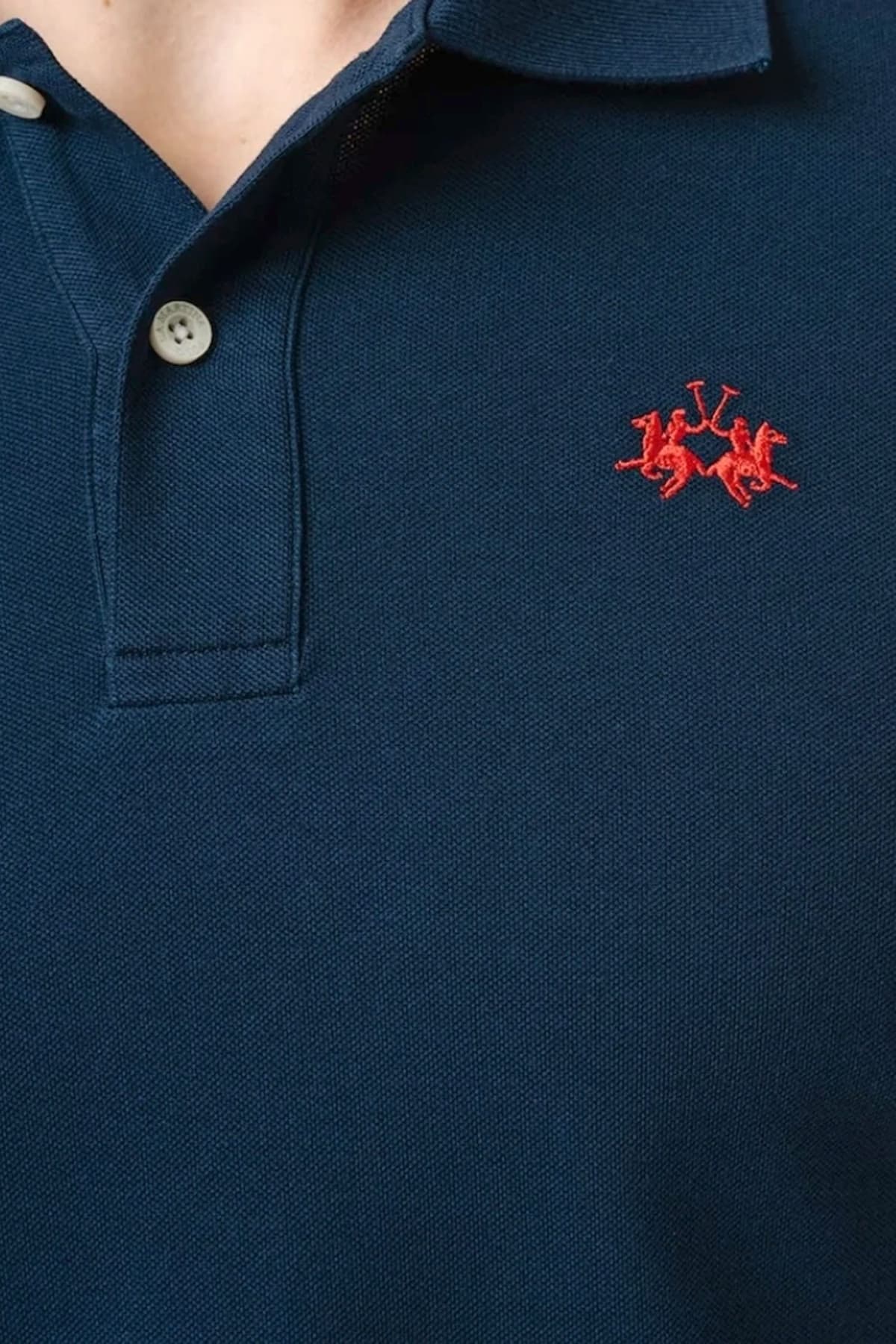 Men's Polo Shirts La Martina Blue