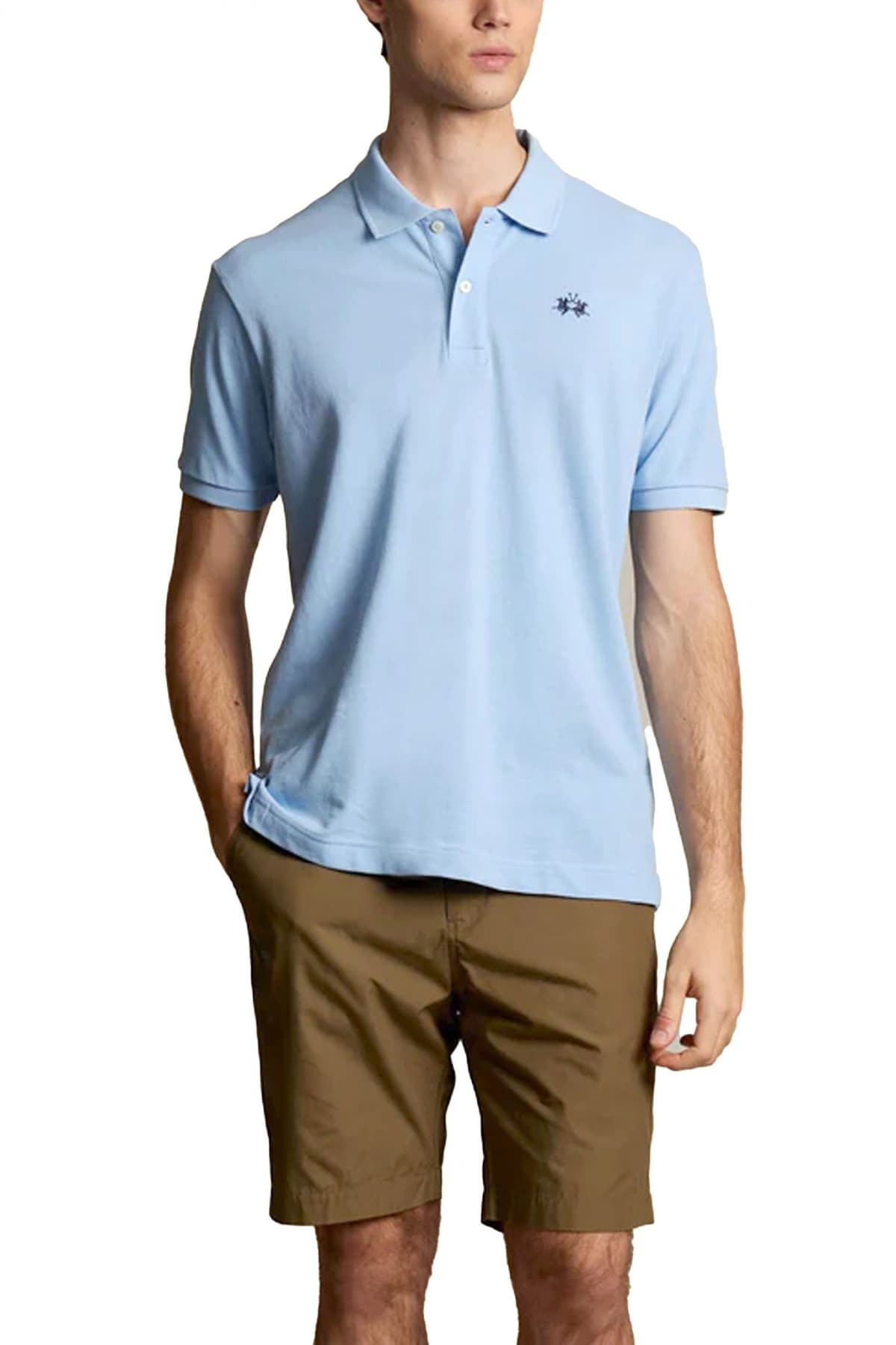 Men's Polo Shirts La Martina Blue