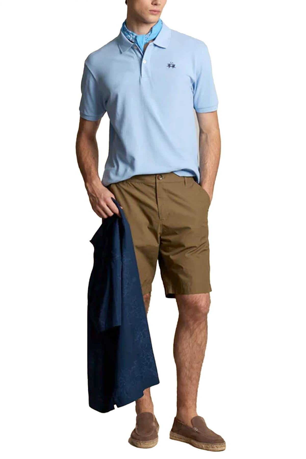 Men's Polo Shirts La Martina Blue