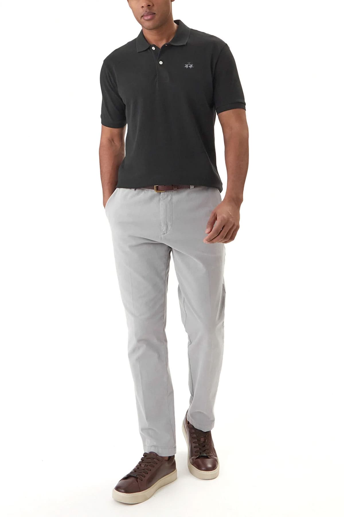 Men's Polo Shirts La Martina Black