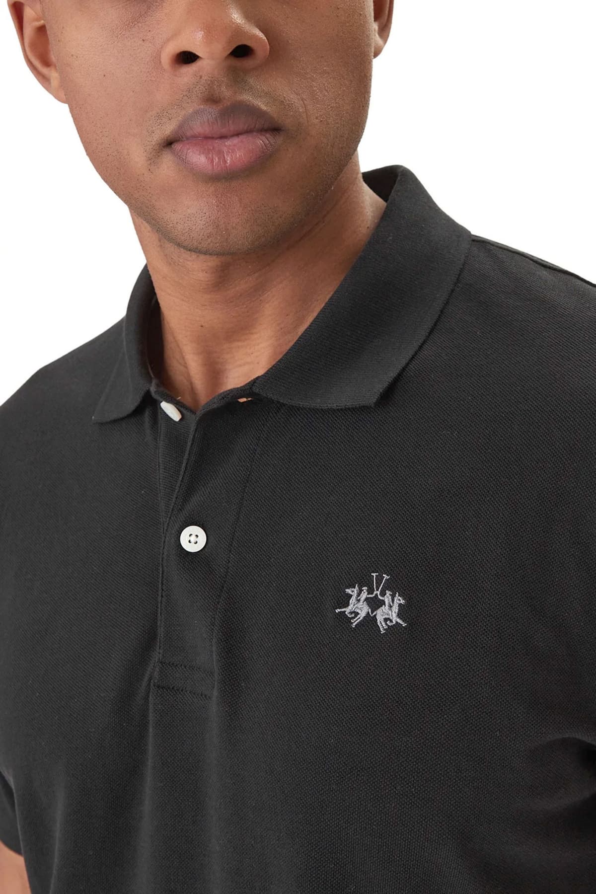 Men's Polo Shirts La Martina Black