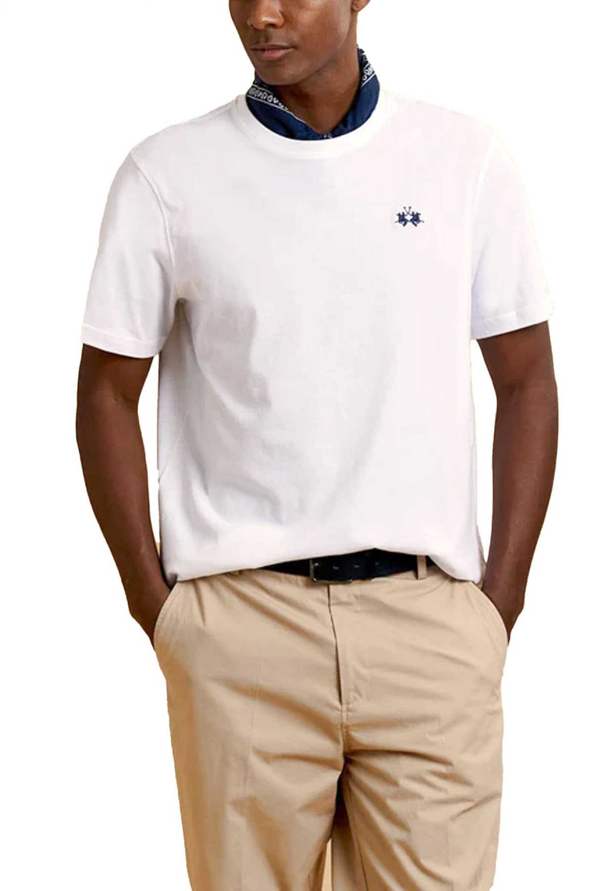 Men's T-Shirts La Martina White