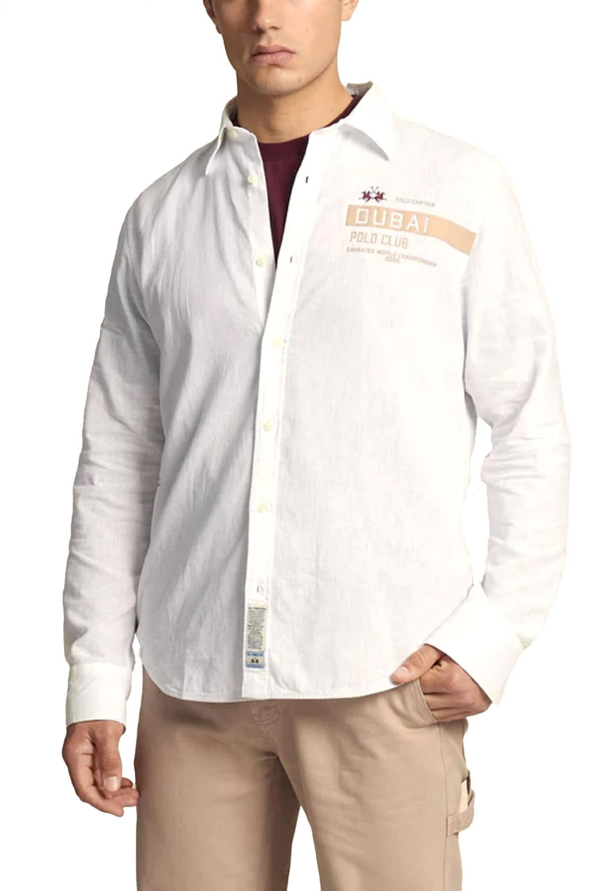 Men's Shirts La Martina White