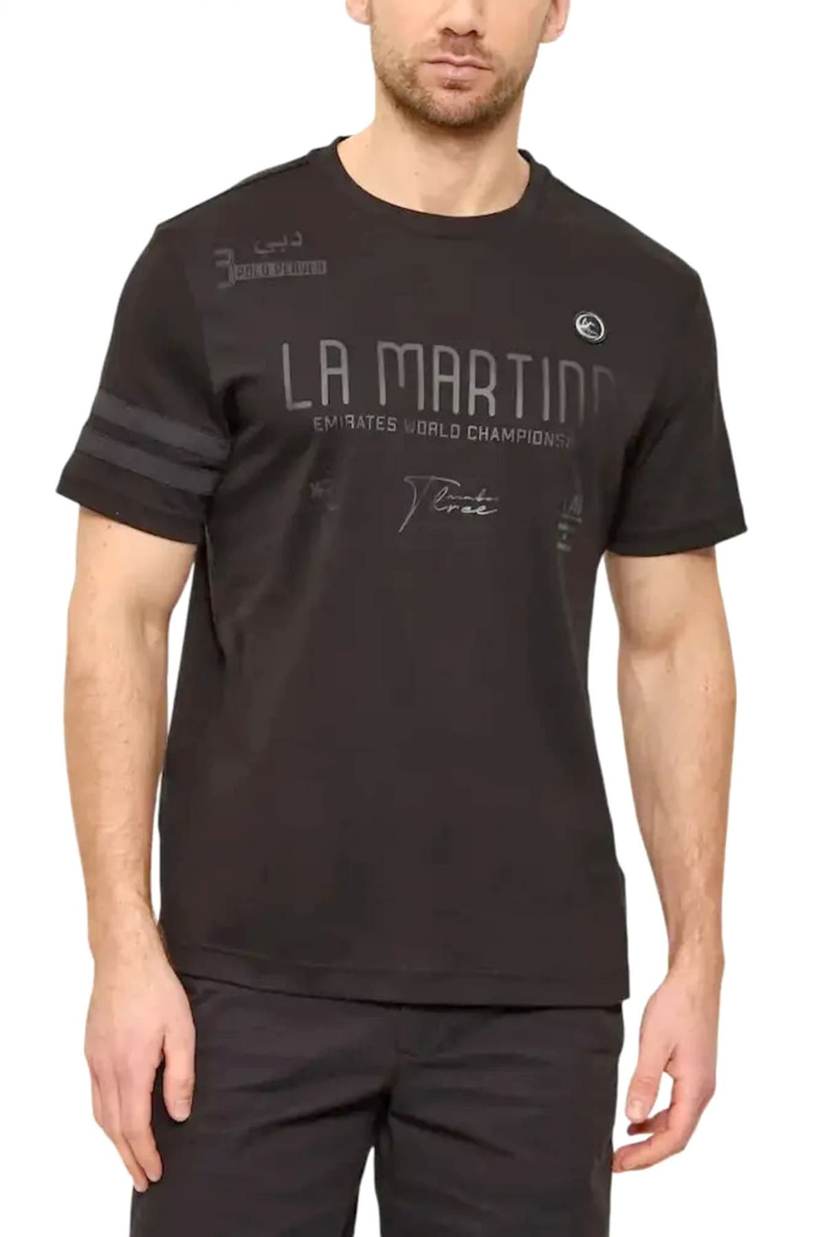 Men's T-Shirts La Martina Black