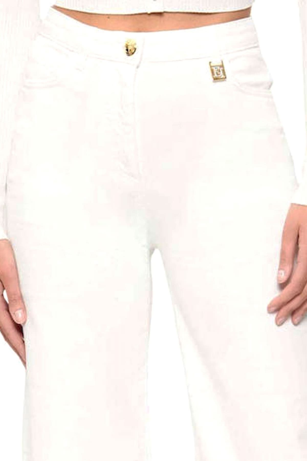 Women's Jeans Elisabetta Franchi White