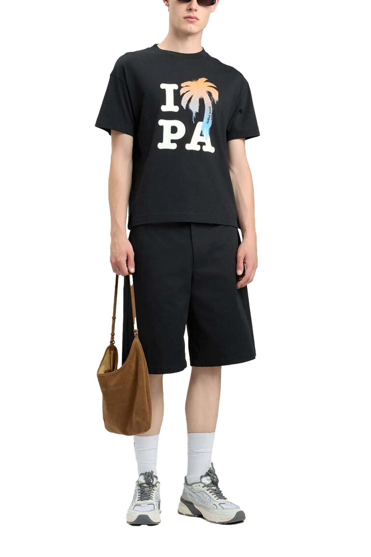 Men's T-Shirts Palm Angels Black