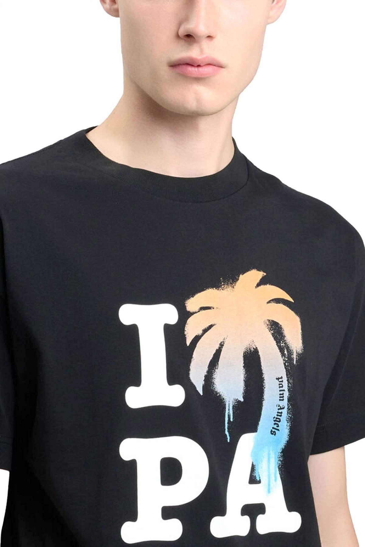 Men's T-Shirts Palm Angels Black