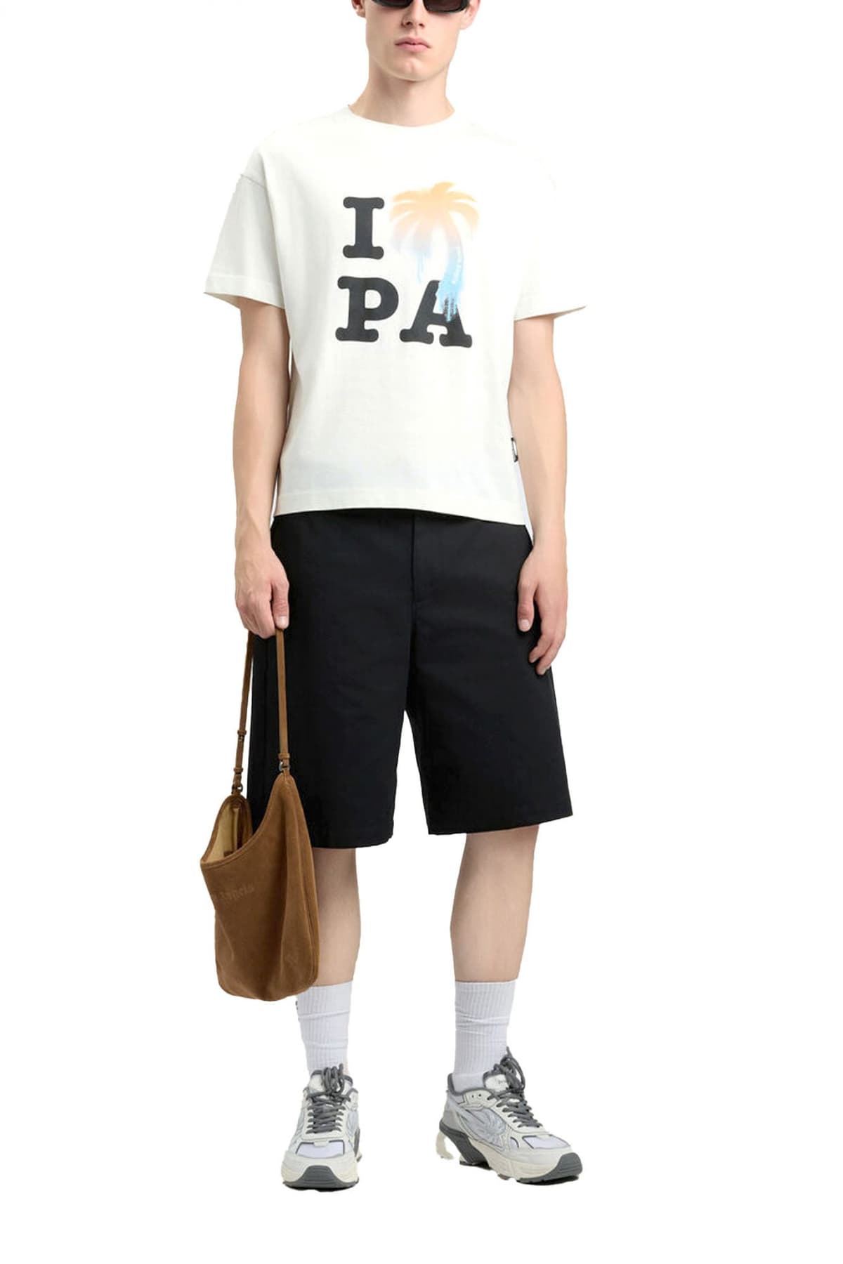 Men's T-Shirts Palm Angels Ecru