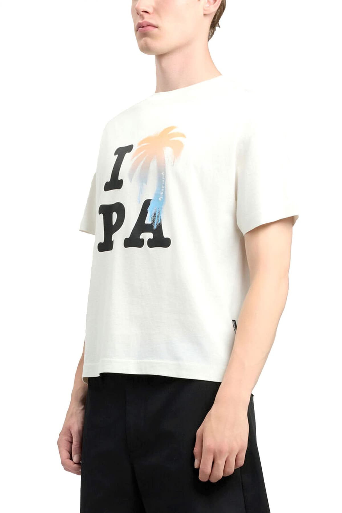 Men's T-Shirts Palm Angels Ecru