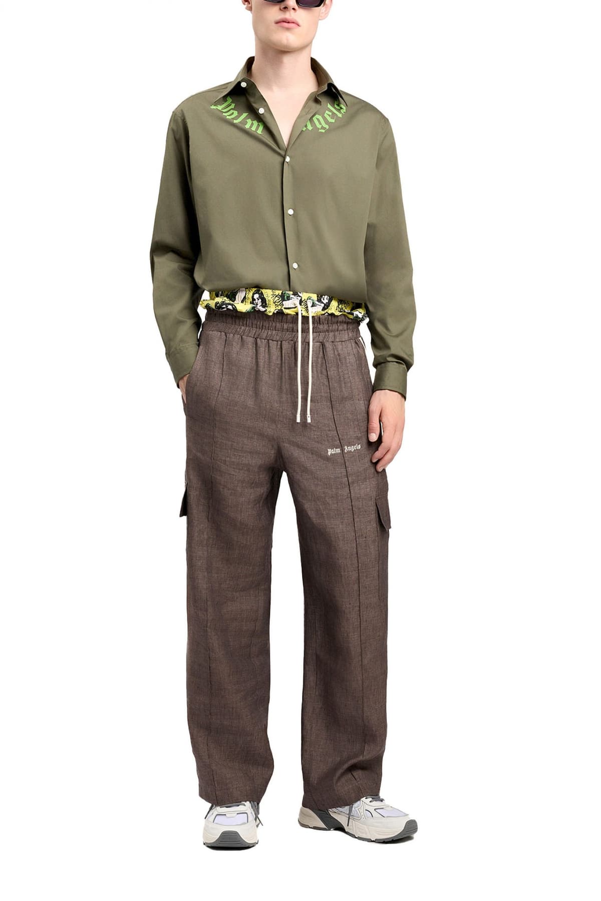 Men's Pants Palm Angels Brown