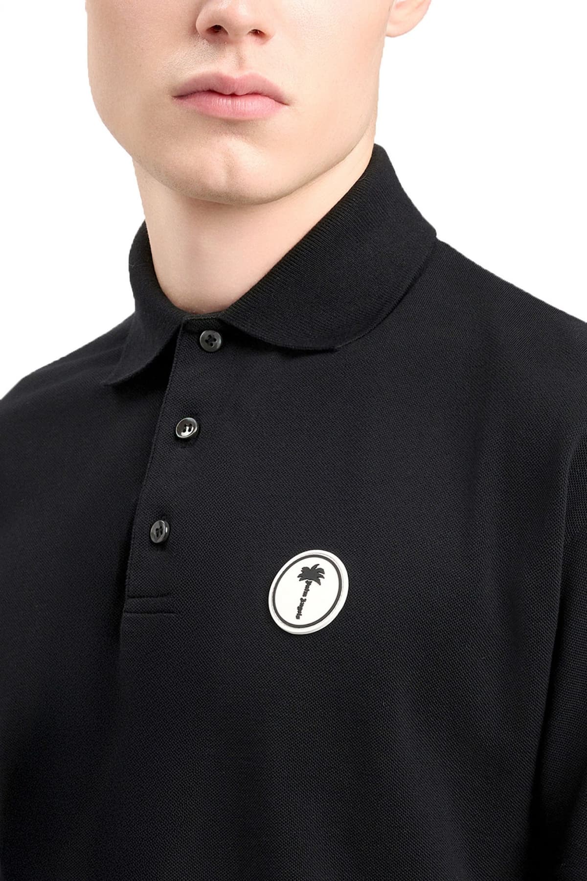 Men's Polo Shirts Palm Angels Black