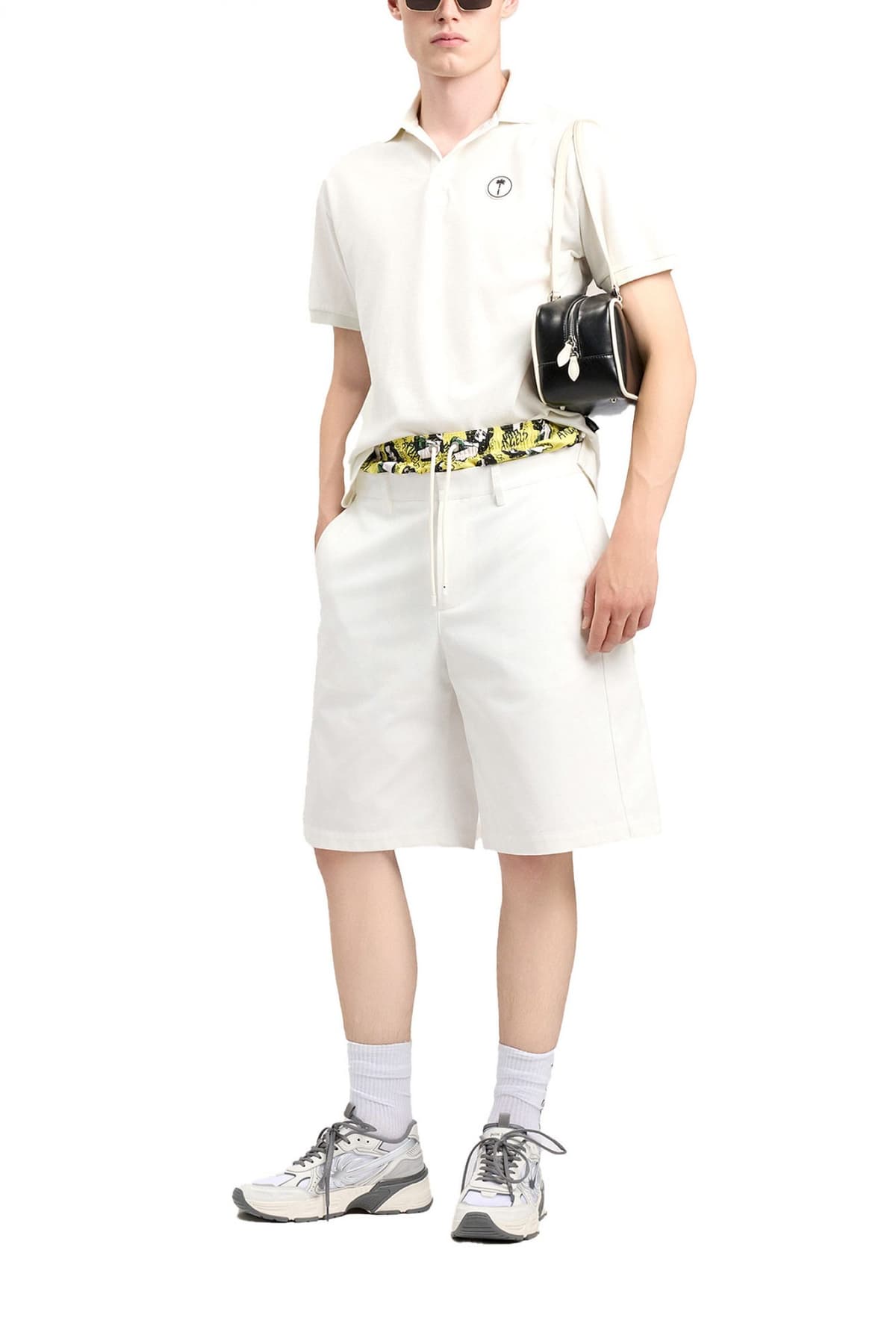 Men's Polo Shirts Palm Angels Ecru