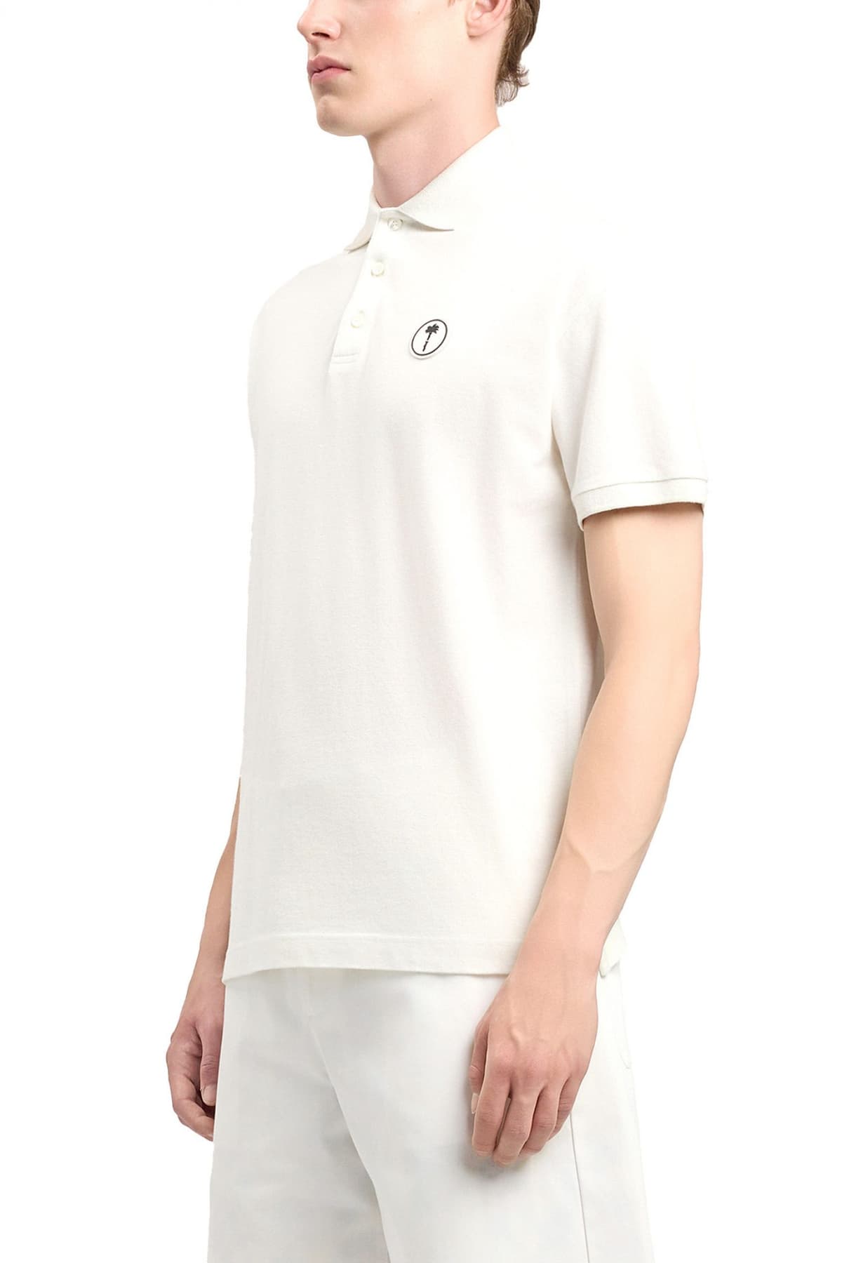 Men's Polo Shirts Palm Angels Ecru