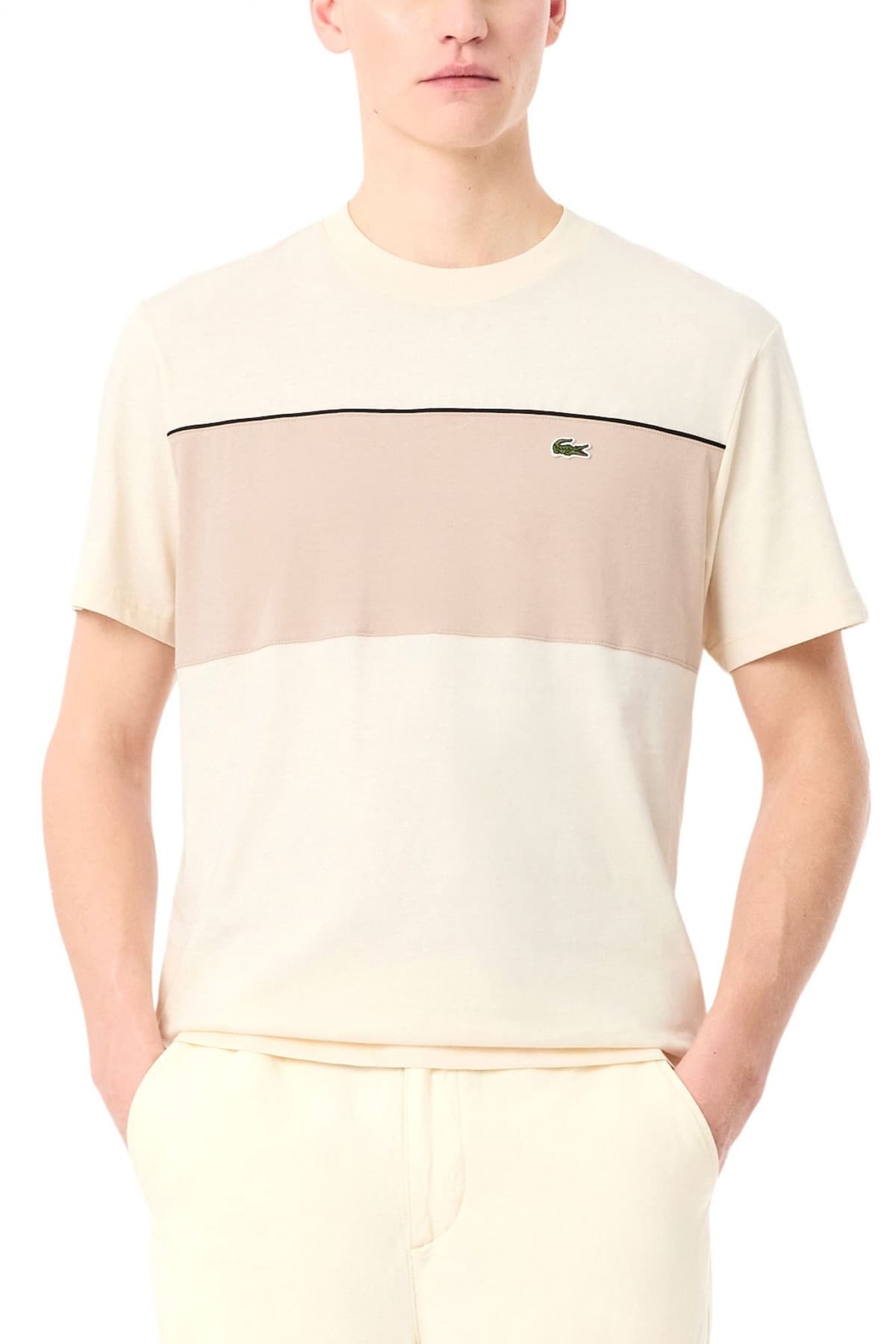 Men's T-Shirts Lacoste Beige