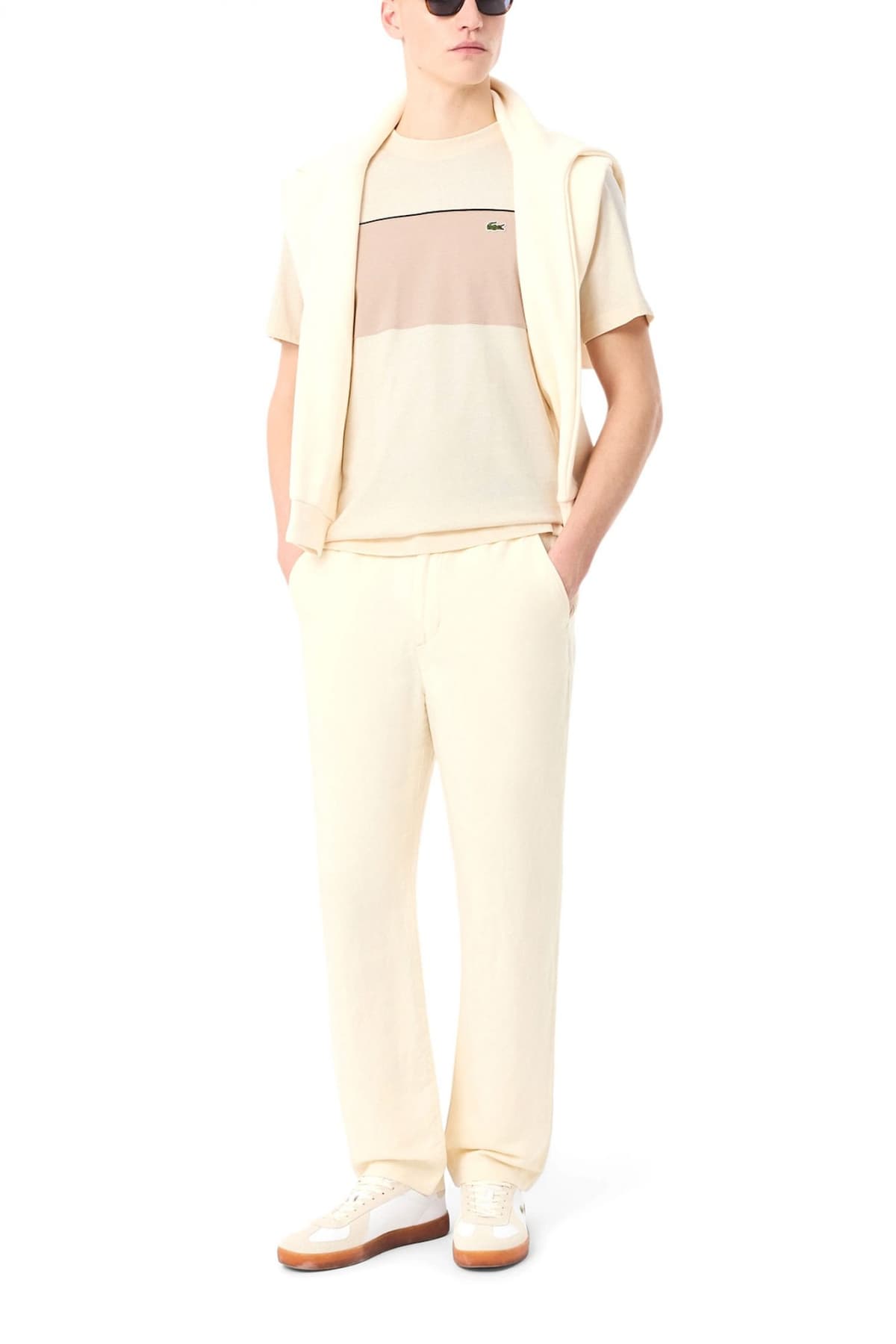 Men's T-Shirts Lacoste Beige