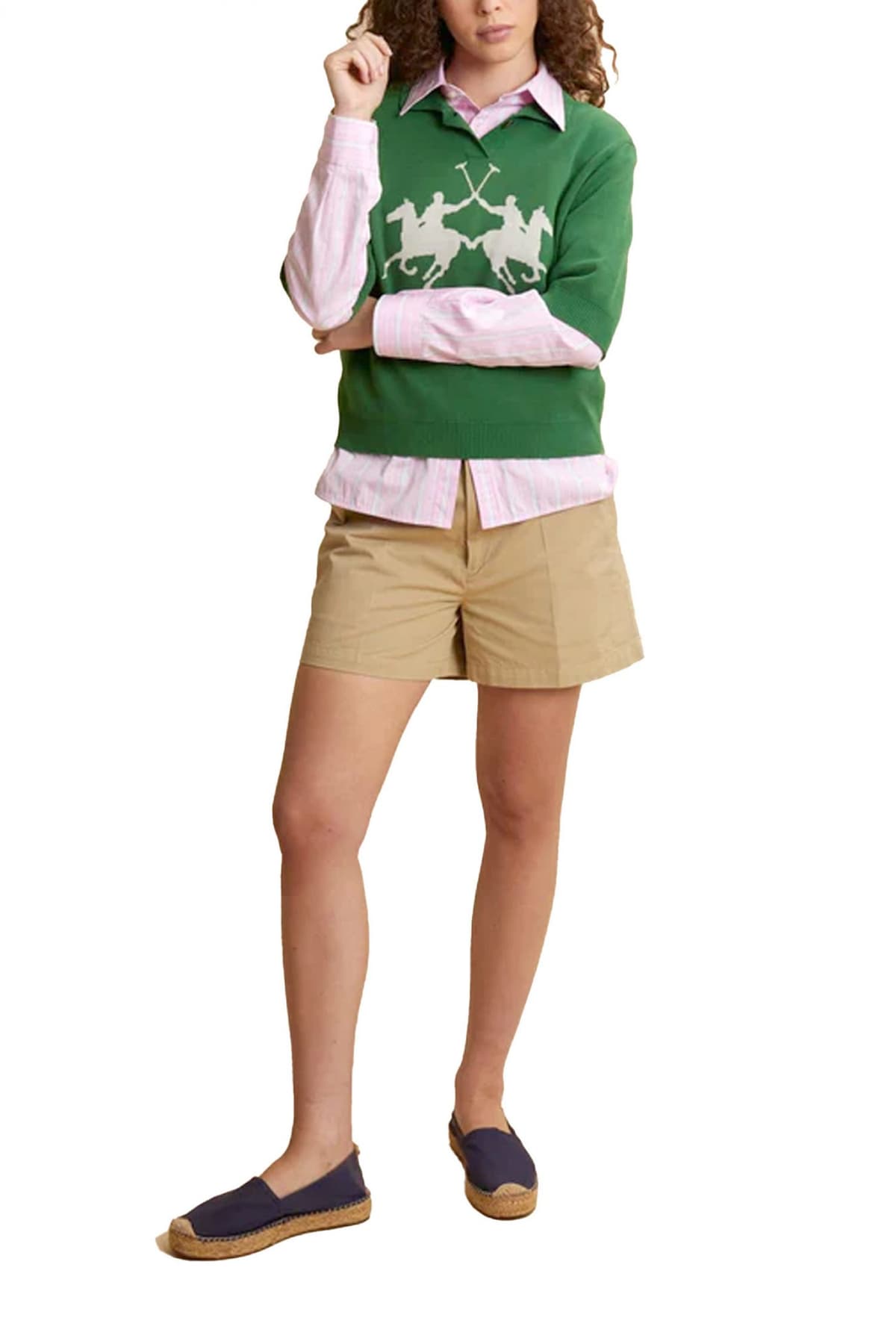 Women's Shorts La Martina Beige