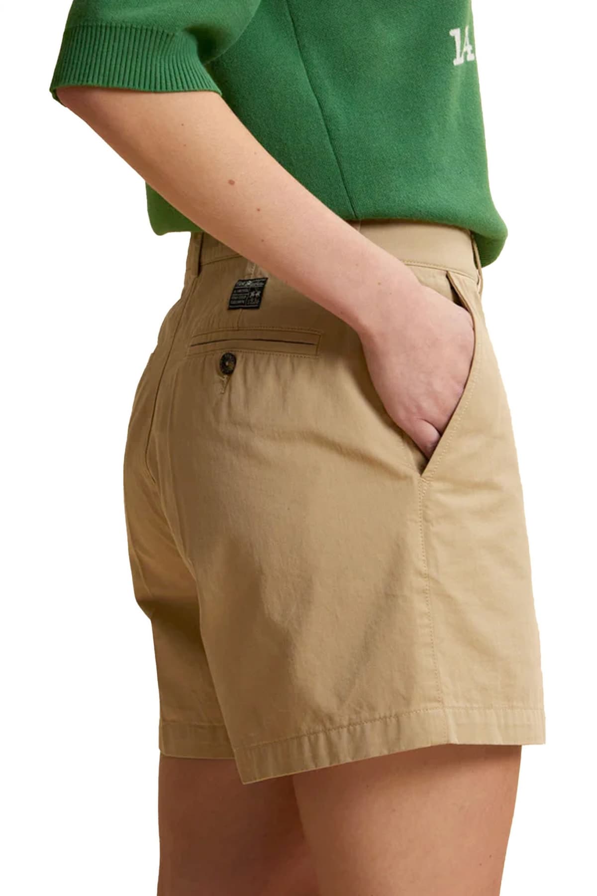 Women's Shorts La Martina Beige