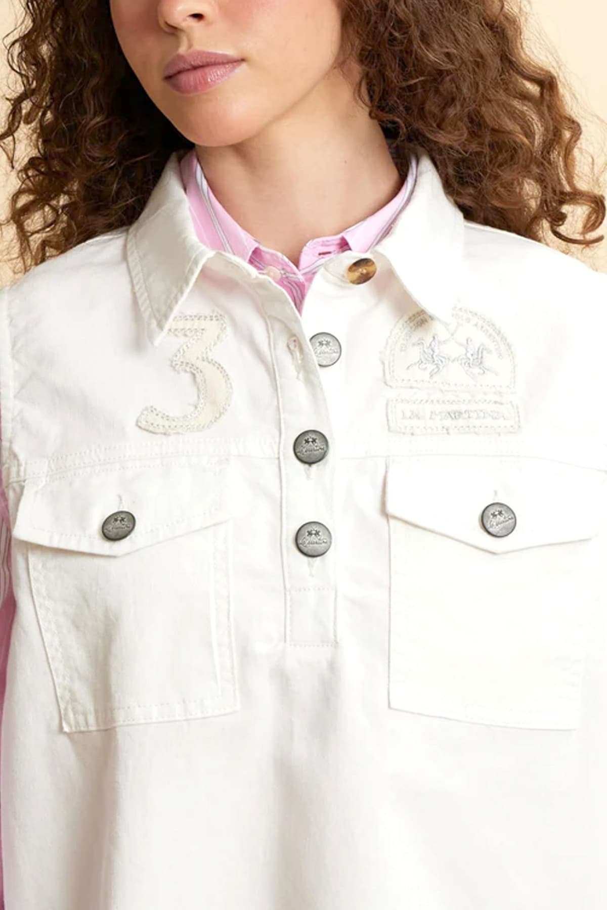 Women's Dresses La Martina Ecru