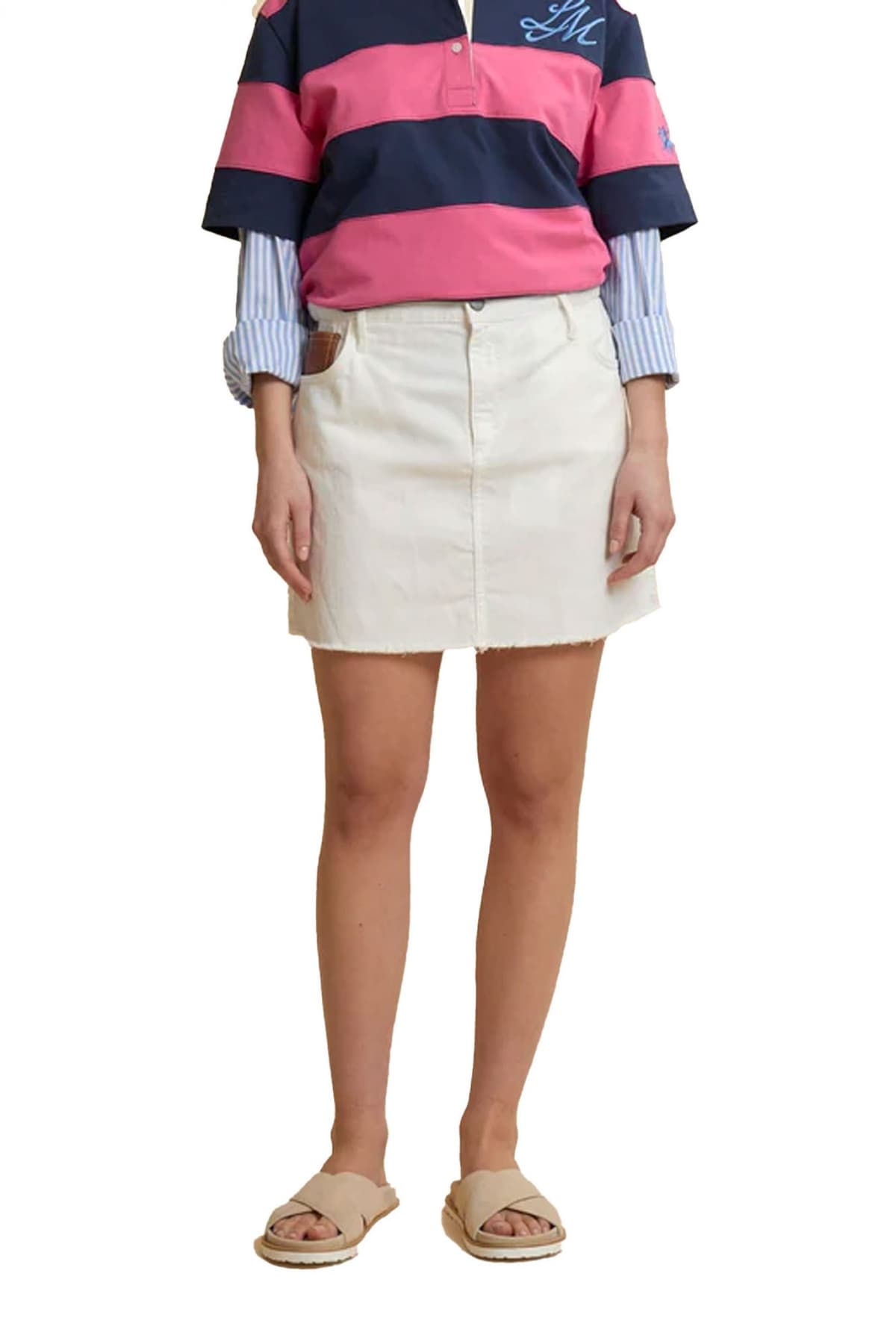 Women's Skirts La Martina Ecru