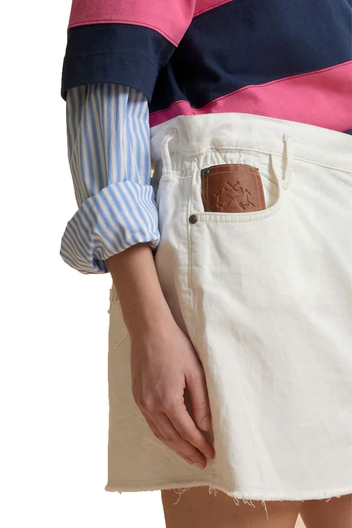 Women's Skirts La Martina Ecru