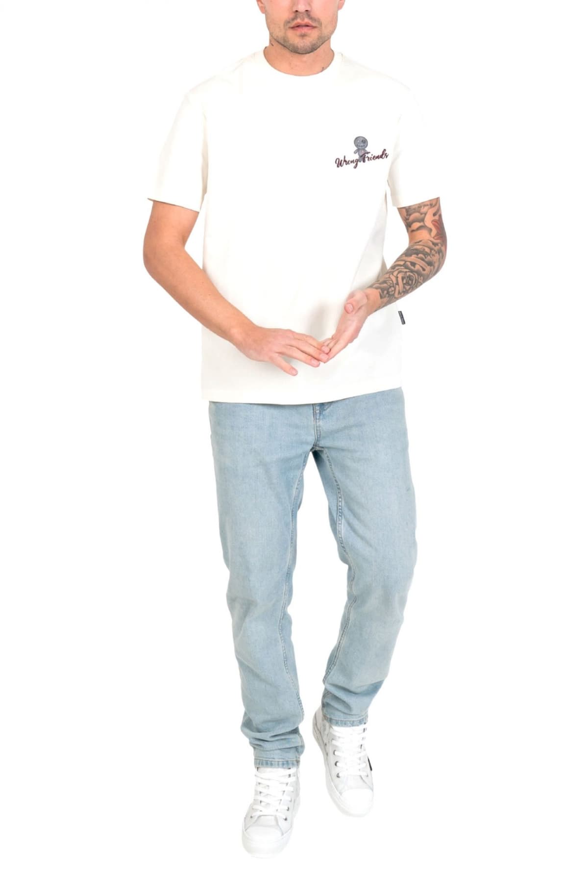 Men's T-Shirts Wrong Friends Ecru