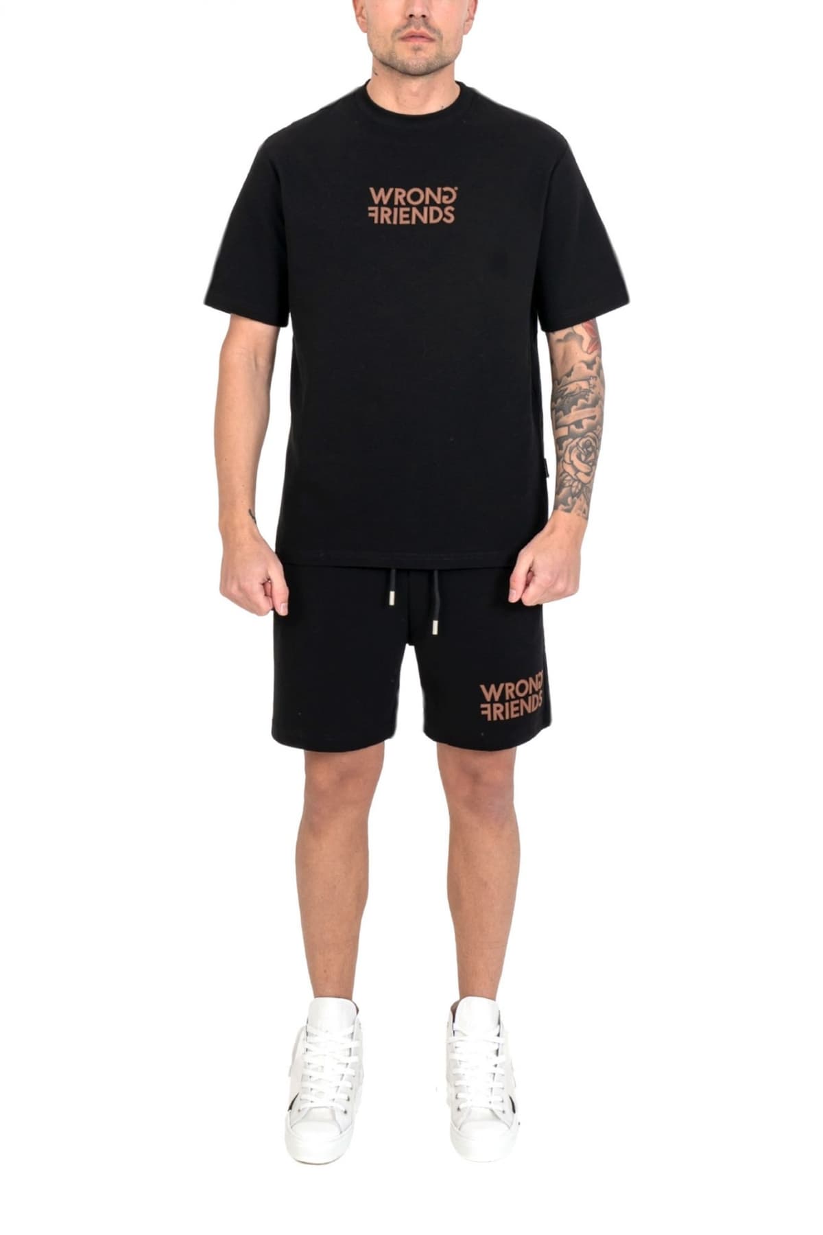 Men's T-Shirts Wrong Friends Black