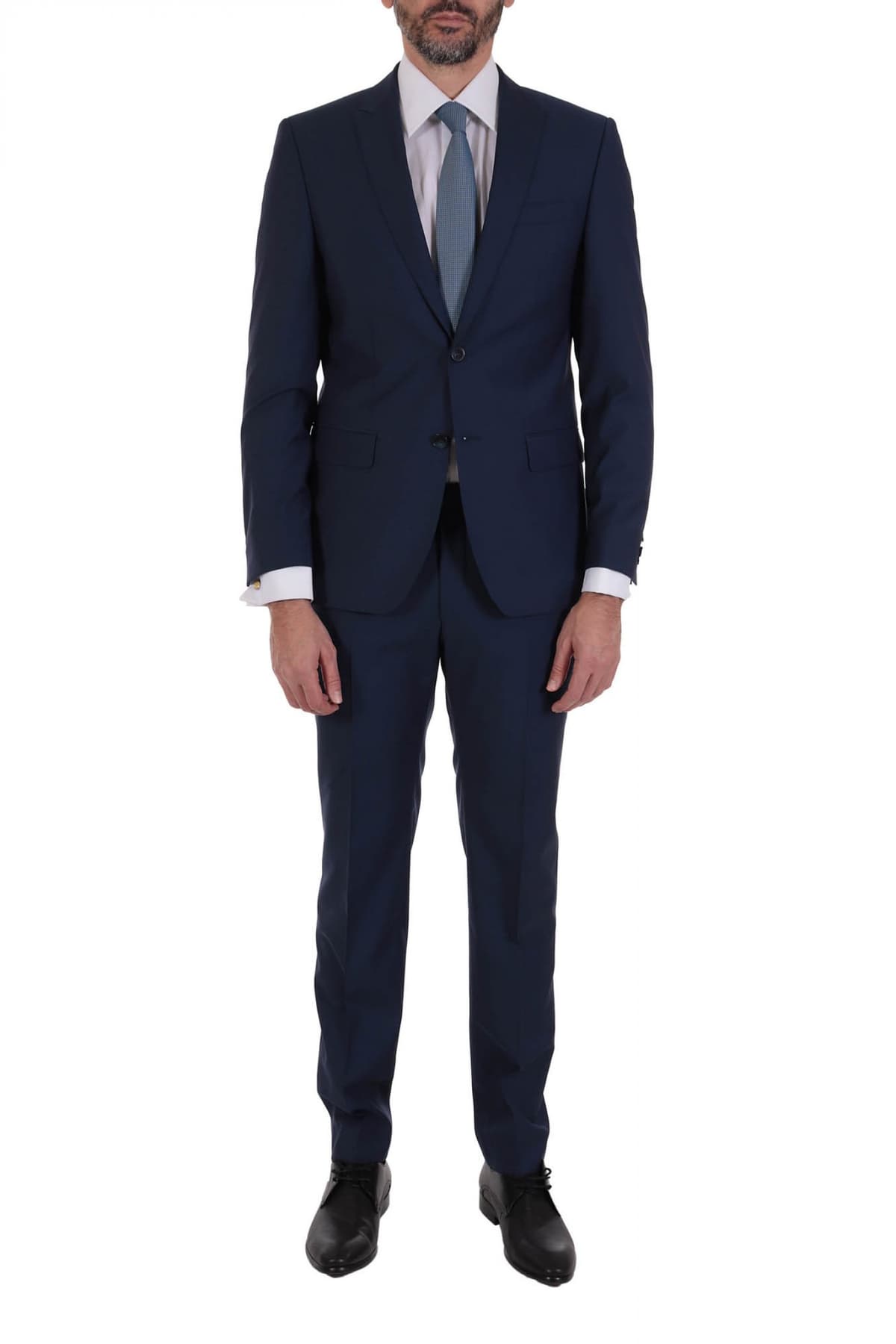 DANIEL HECHTER ΚΟΣΤΟΥΜΙ ΔΙΚΟΥΜΠΟ PEAK LAPEL MODERN FIT ΜΠΛΕ