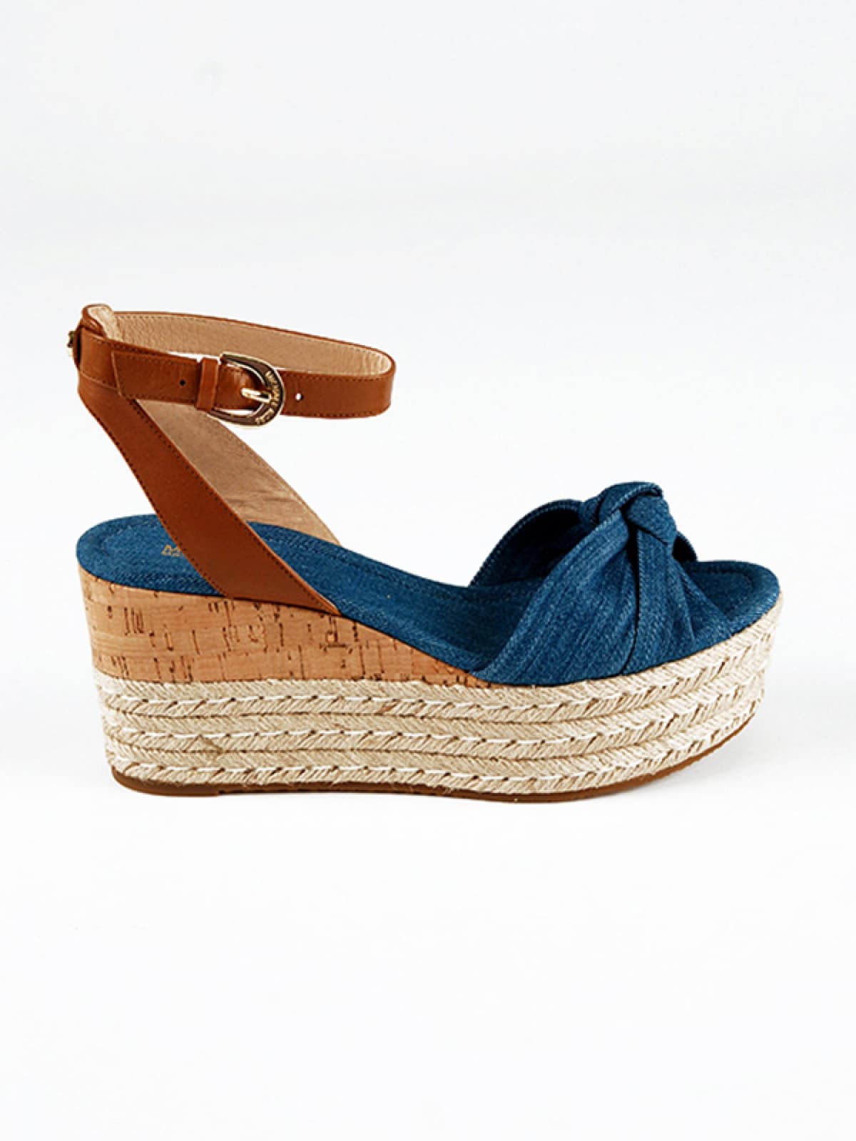 MICHAEL KORS ΠΑΠΟΥΤΣΙΑ ΠΛΑΤΦΟΡΜΑ JEANS MAXWELL DENIM ΜΠΛΕ