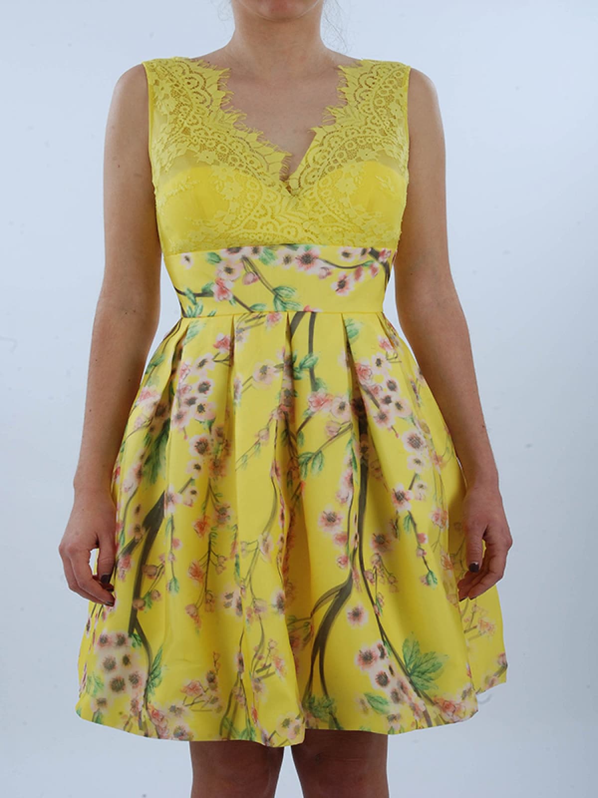 ALLURE ΦΟΡΕΜΑ ΑΜΑΝΙΚΟ FLORAL ΚΙΤΡΙΝΟ