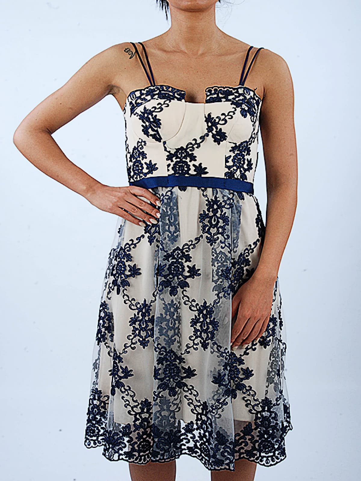 TWENTY-29 ΦΟΡΕΜΑ ΤΙΡΑΝΤΑ ΔΙΑΦΑΝΕΙΑ ΛΟΥΛΟΥΔΙΑ ΕΚΡΟΥ-ΜΠΛΕ